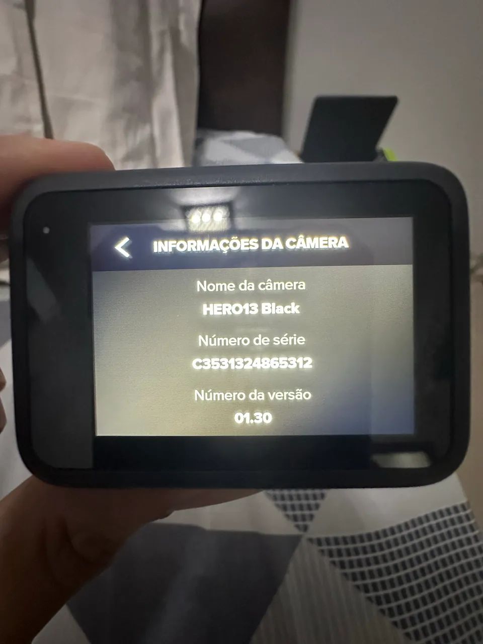 Vendo Câmera Go Pro 13 Semi Nova Utilizada em uma única ocasião  - Foto 5