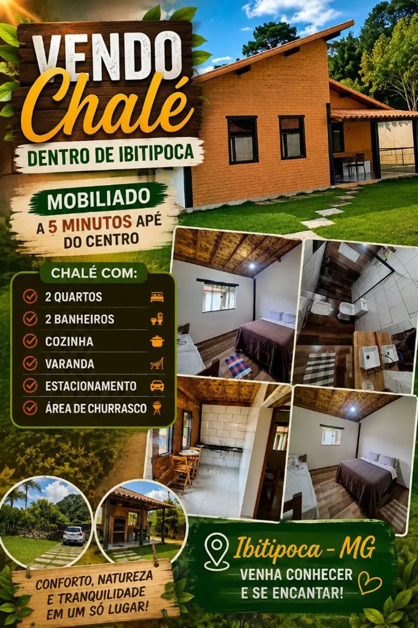 Vendo chalé em Ibitipoca MG - Foto 3