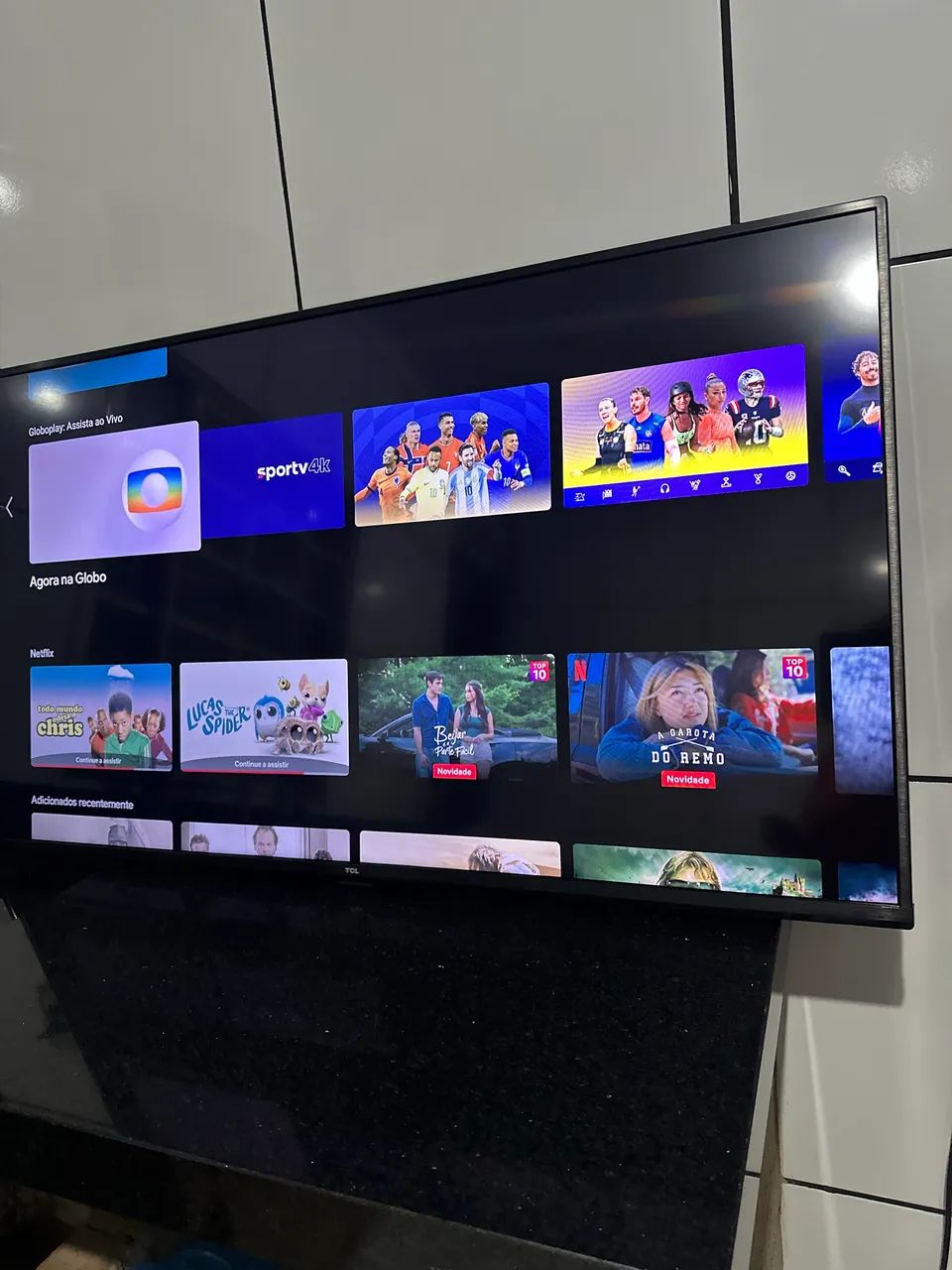 Smartv 50 4 k TCL ANDROID 1399$ leia 