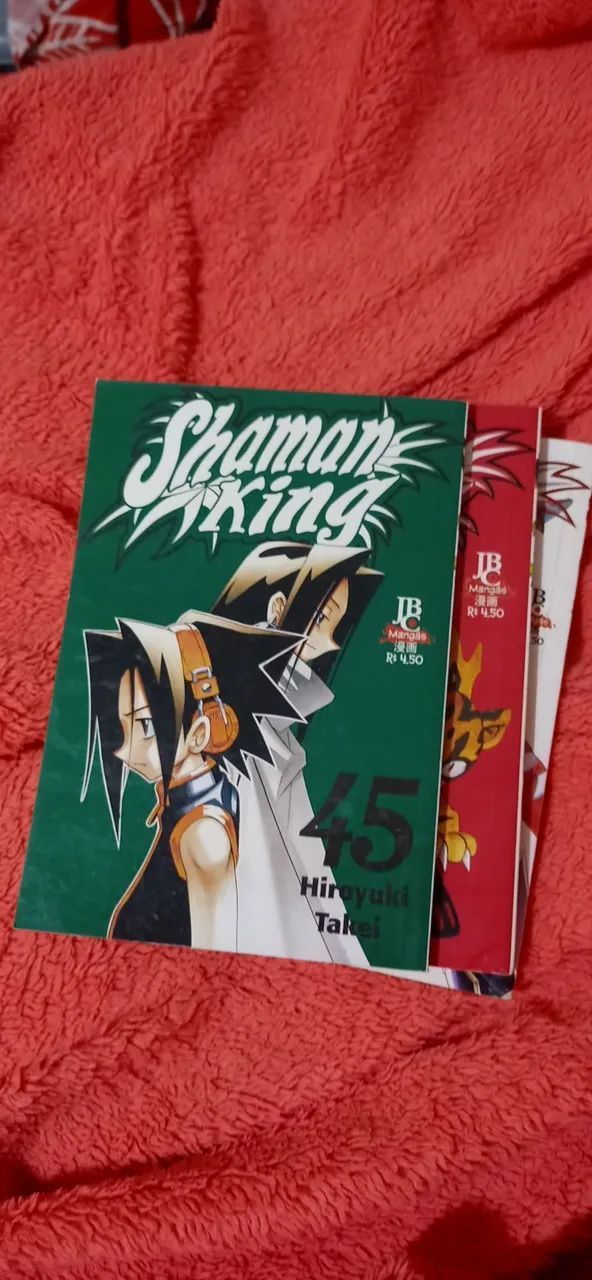 Mangá Shaman King - Vol. 39 ao 47 - Editora JBC (1ª Edição / Meio-Tanko) - Foto 3
