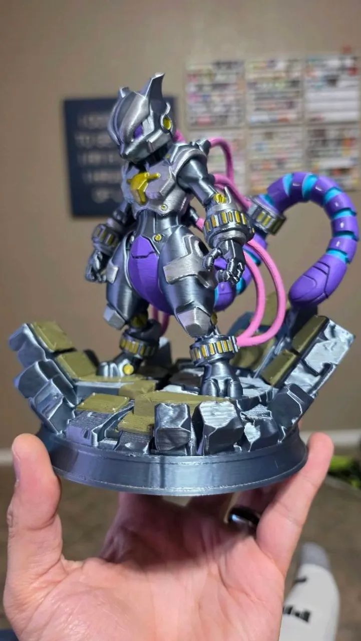 Mewtwo Blindado (Pokemon) - Action Figure - Foto 4