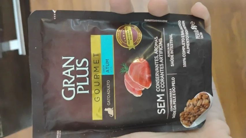 Ração úmida para gato 