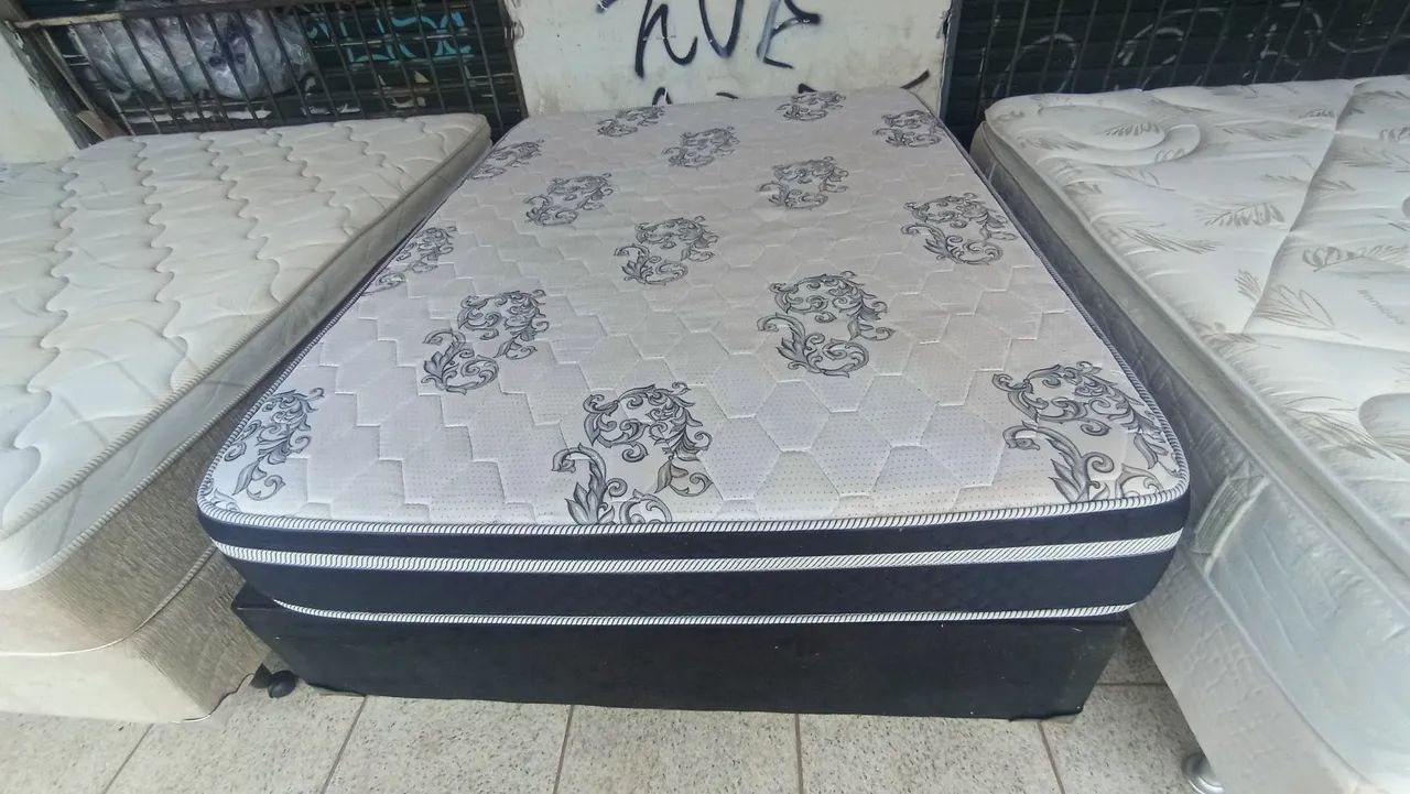 Cama box casal Ortobom molas ensacandas bambú  - Foto 4
