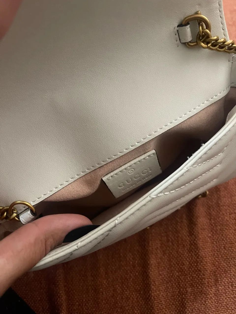 Bolsa da Gucci mini branca  - Foto 4