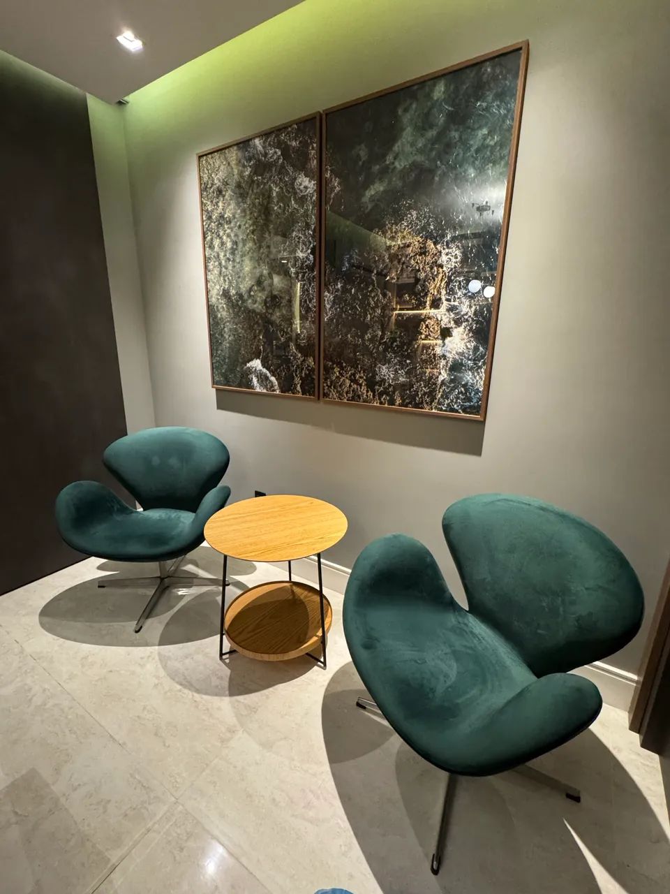 Par de Poltronas Swan Giratórias