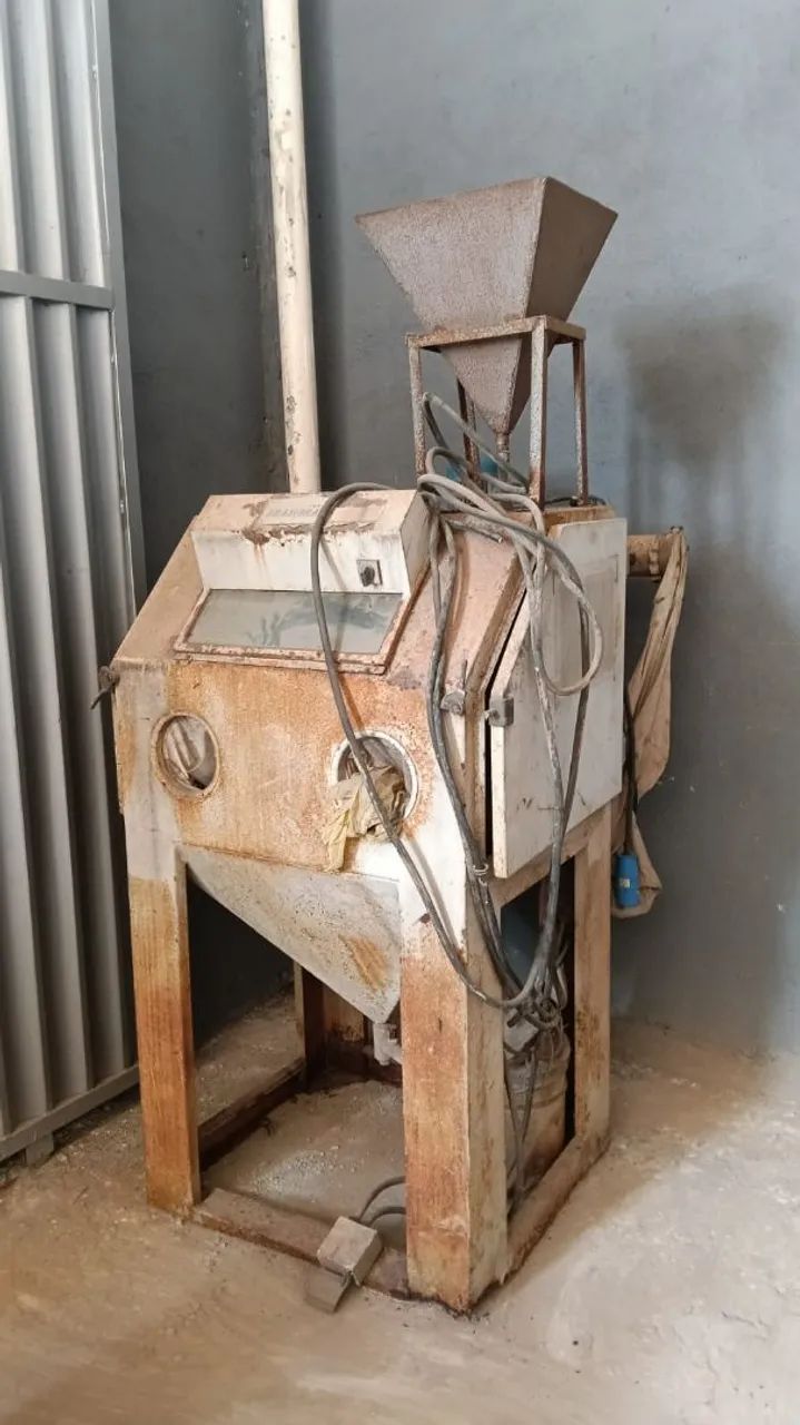 Cabine de jateamento de areia