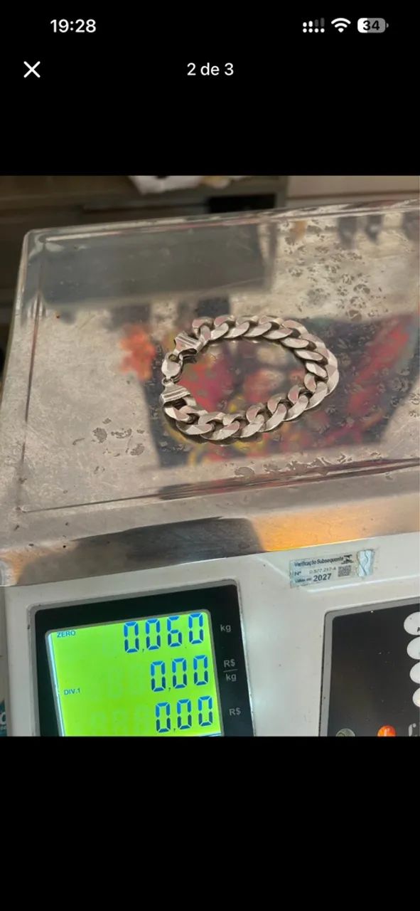 Pulseira de prata 925 - Foto 2