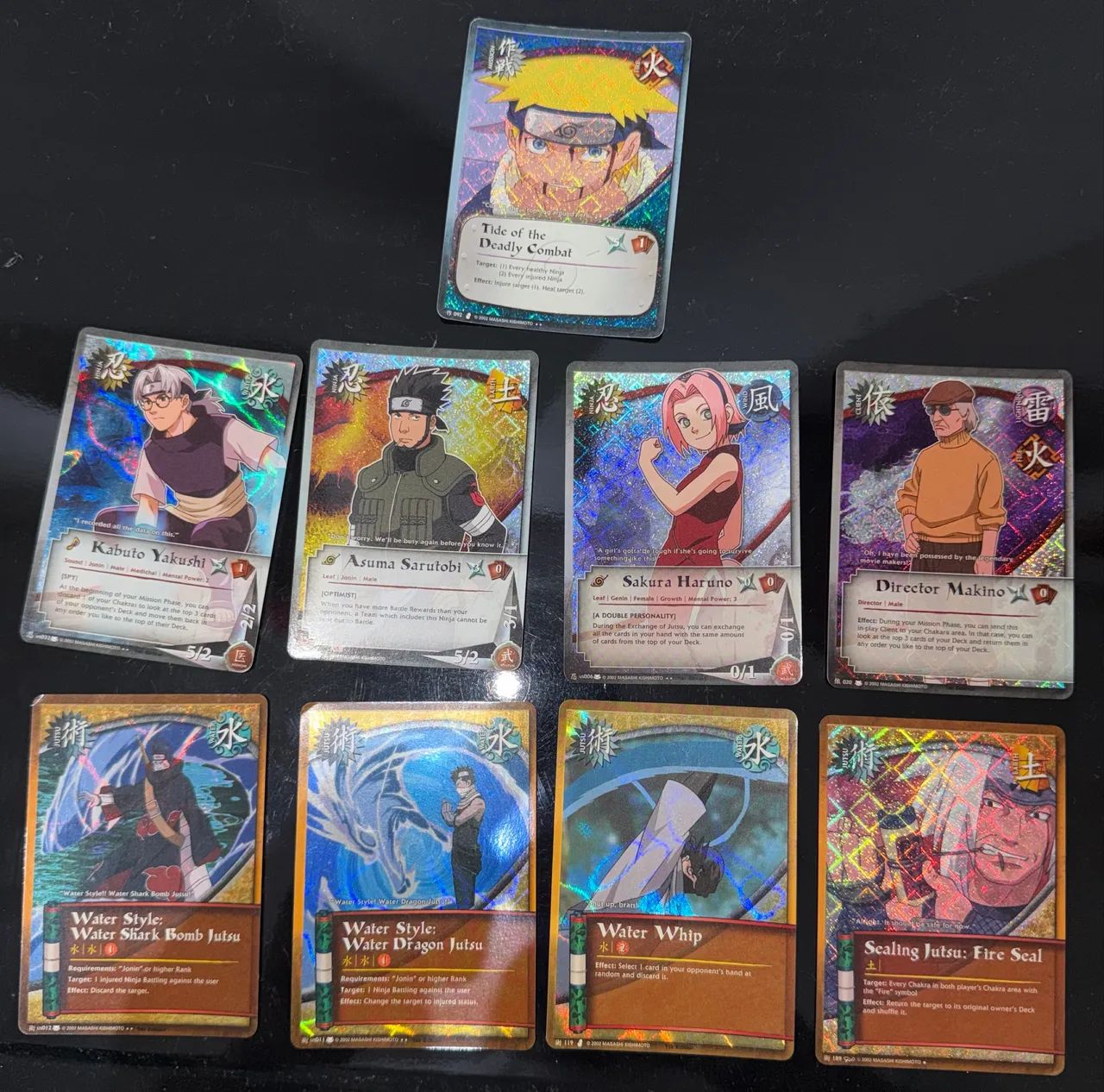 Lote TCG / CCG vintage 2002 Naruto (bandai) -106 cartas - Hobbies