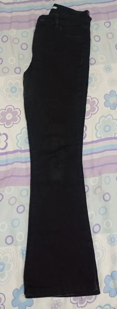 CALÇA JEANS PRETA - Foto 2