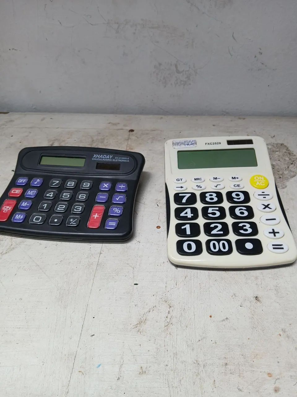 Calculadora funcionando 