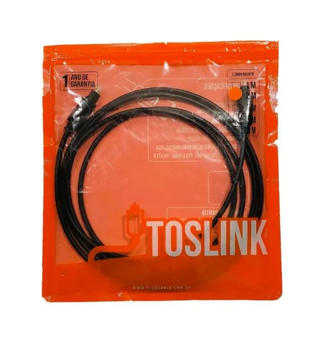 Cabo óptico digital TOSLINK 2M OAT-20 PlusCable - Foto 2