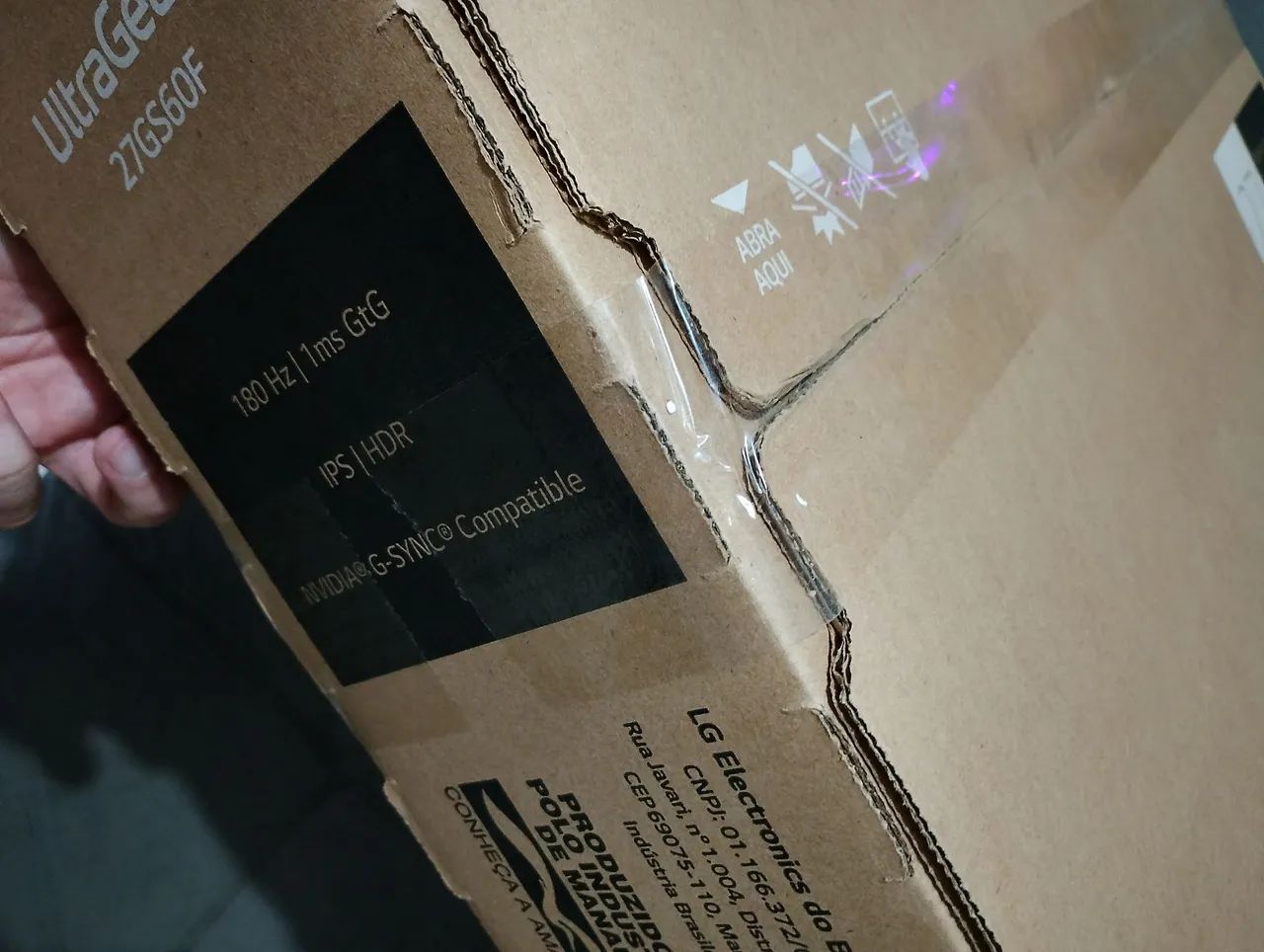 Monitor LG 27polegadas 180Hz  - Foto 4