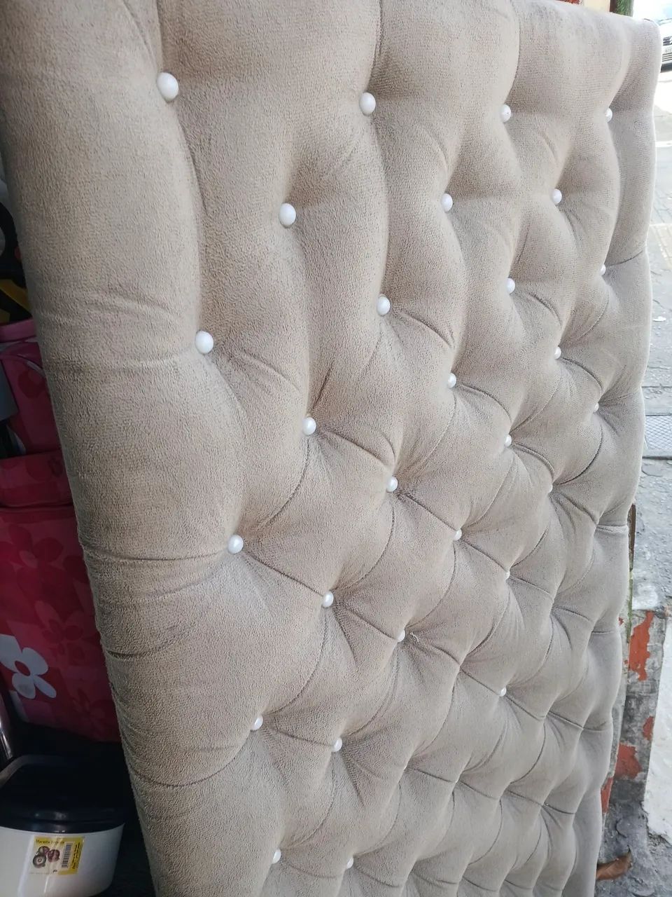 Uma Cama box cabeceira cama três colchões casal  entrega  - Foto 3
