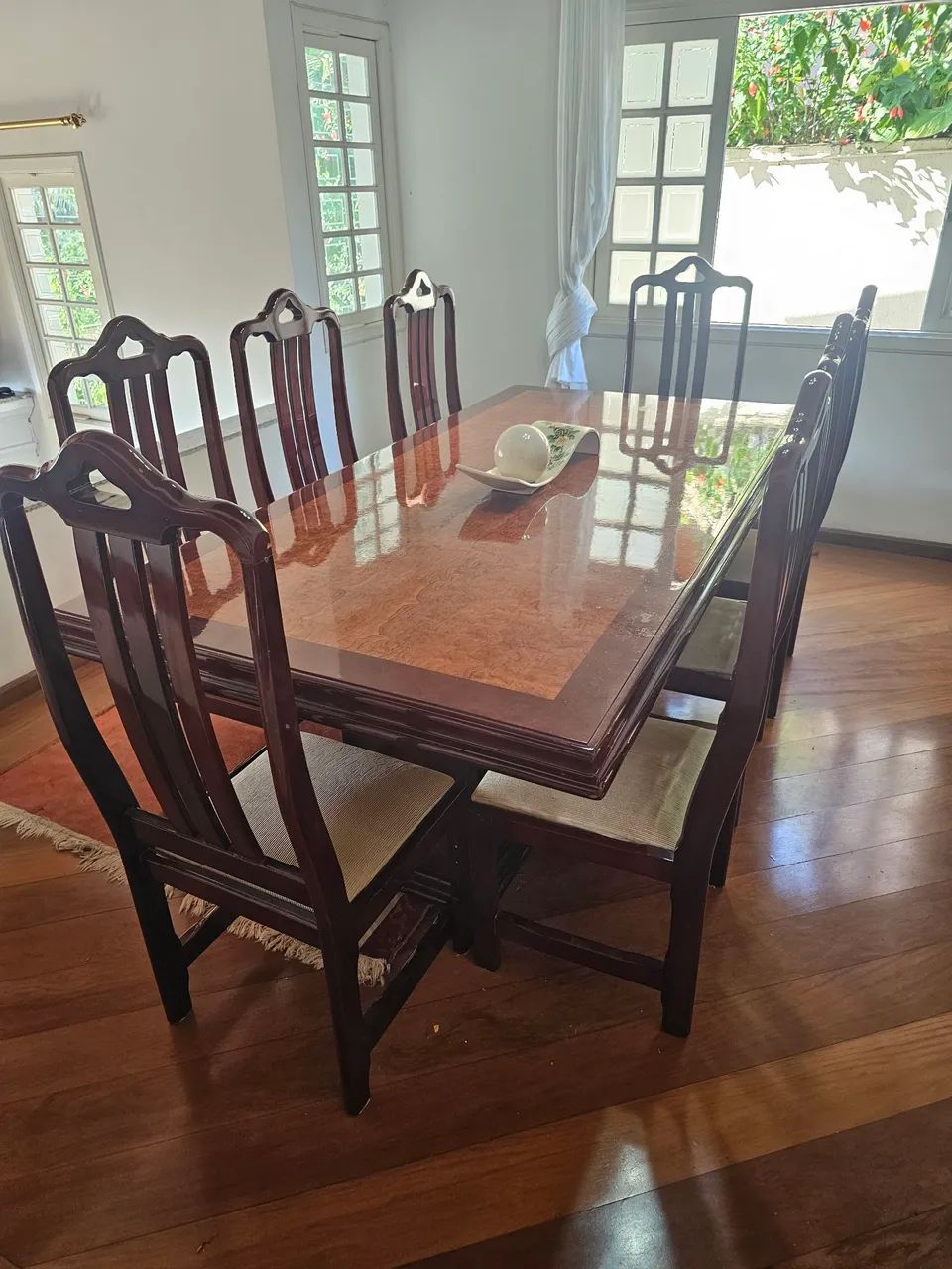 Mesa de Jantar 8 Lugares Madeira Maciça Forte - Foto 2
