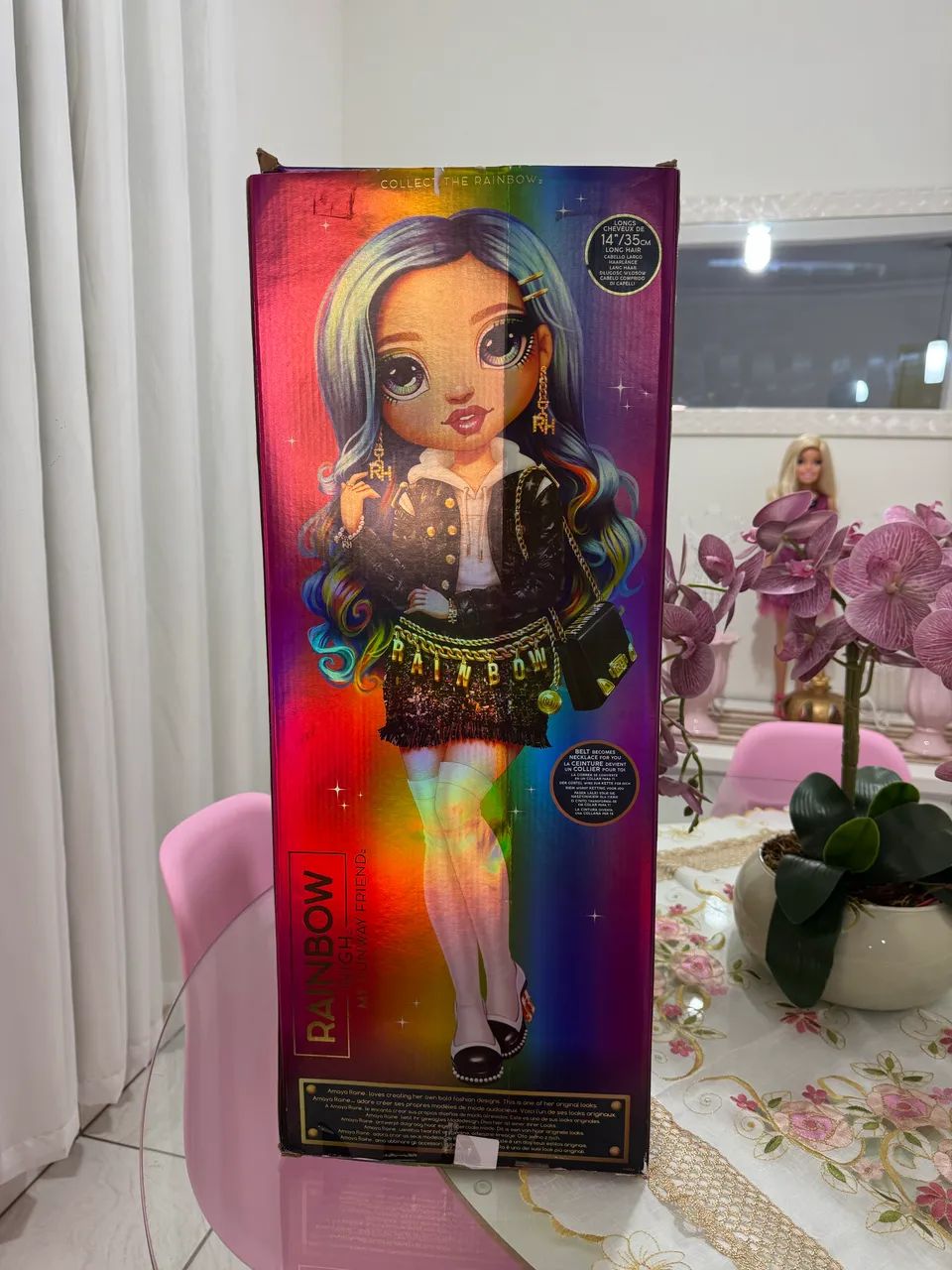 boneca rainbow high amaya raine 60cm - Foto 2