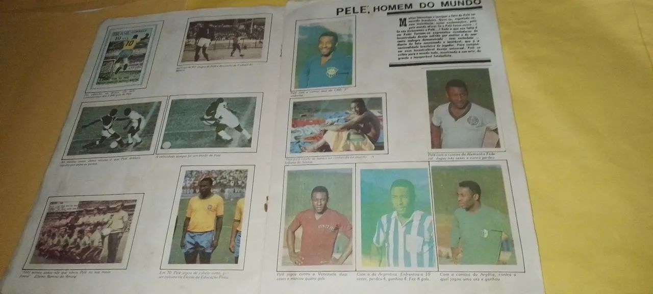 Álbum de figurinhas Glórias e Troféus de Pelé  - Foto 4
