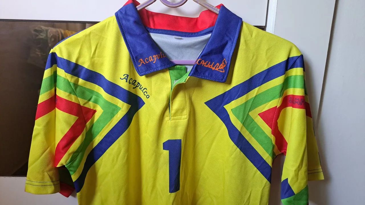 Camisa Retro Goleiro Mexico - Foto 2