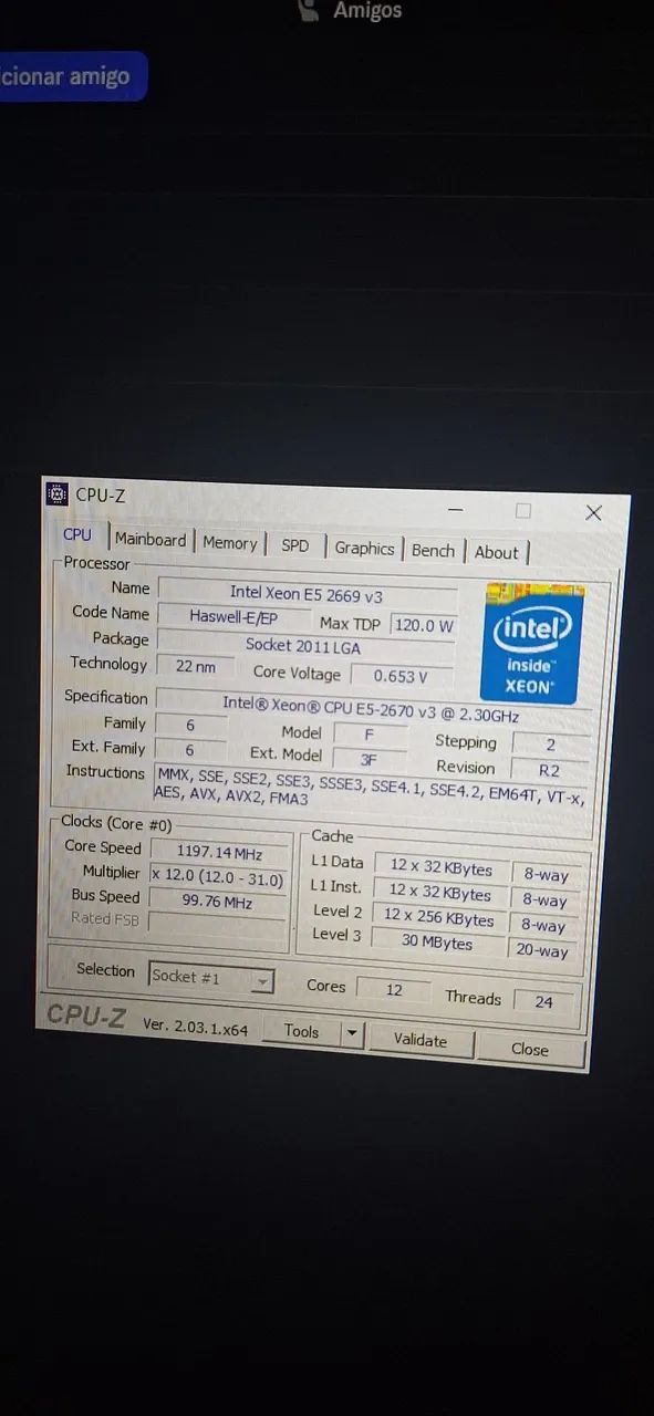 Kit Xeon Placa mae + xeon e5 2669 v3 - Foto 2