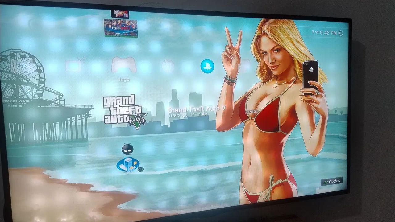 Ps3 Super Slim Desbloqueado com Jogos - Foto 5
