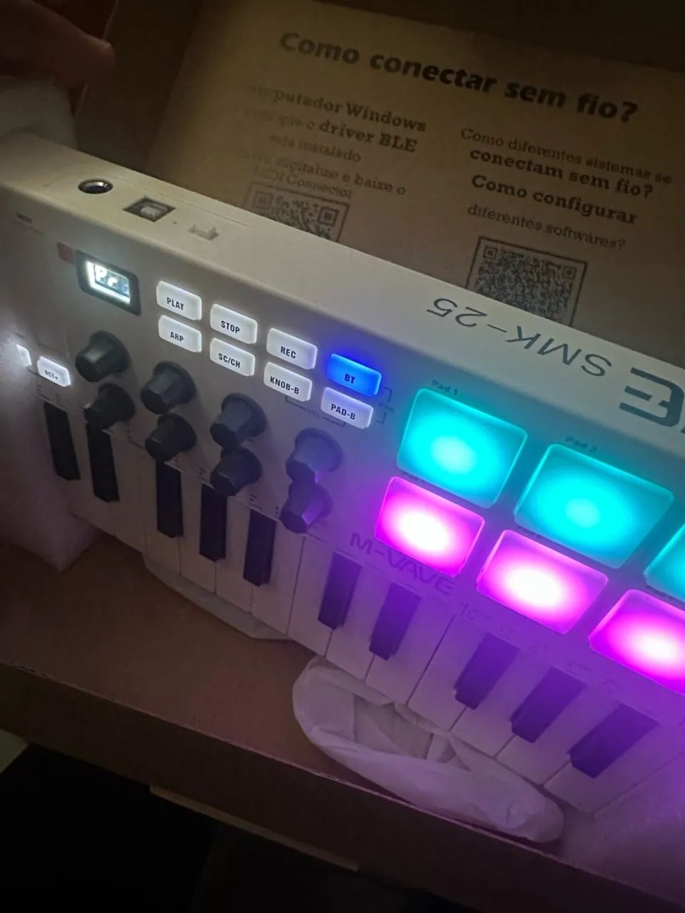 Smk-25 controlador MiDi 25 teclas - Foto 4