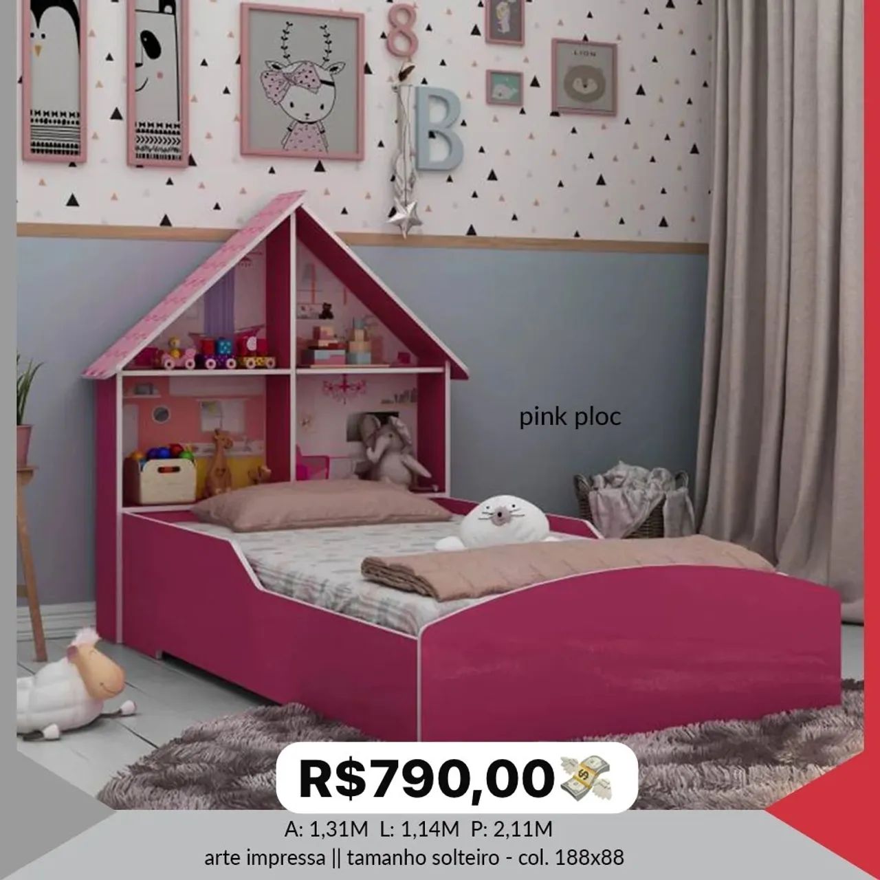 Cama Roma casinha 