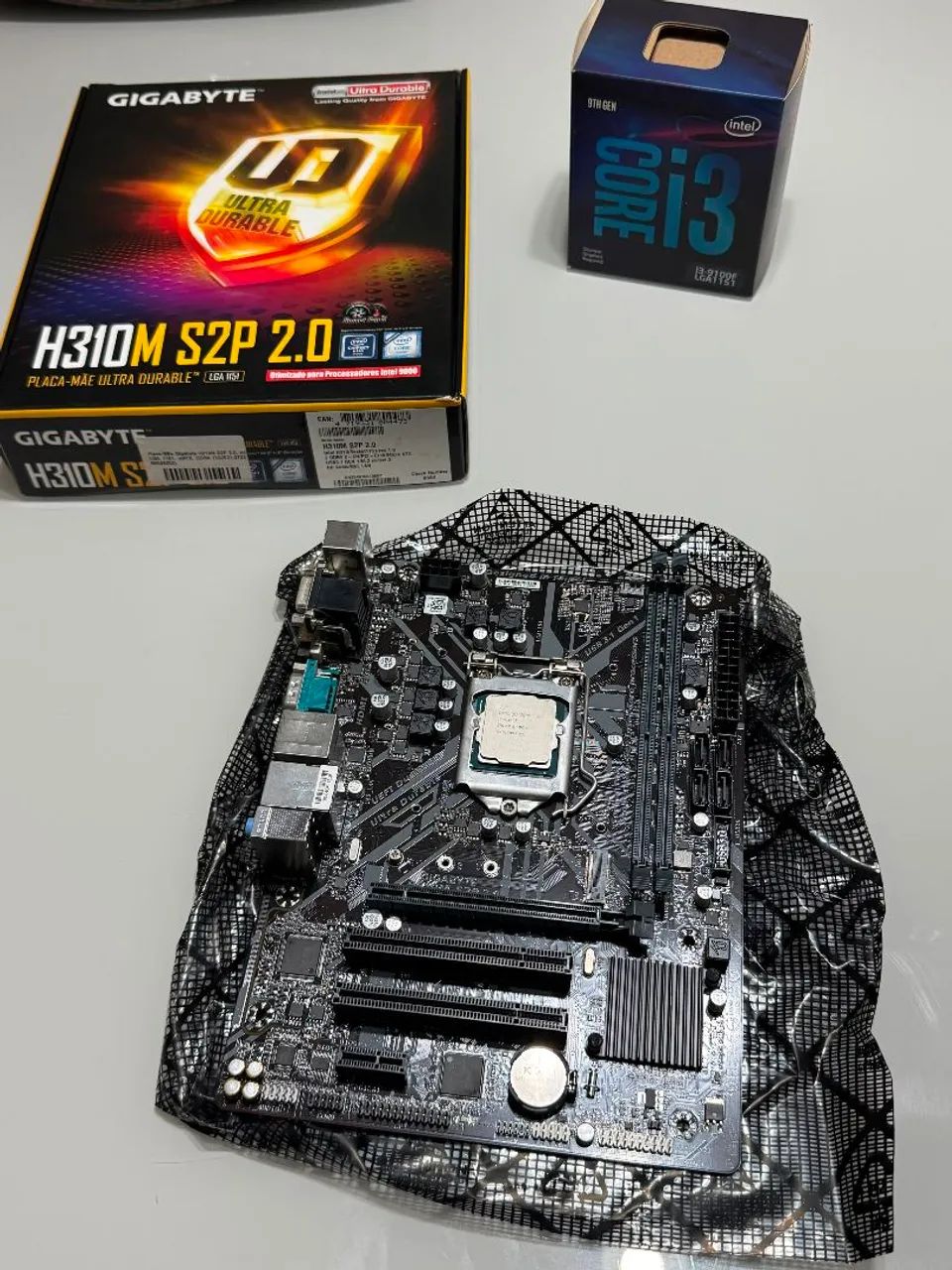 Kit Processador+ Placa mãe Intel 