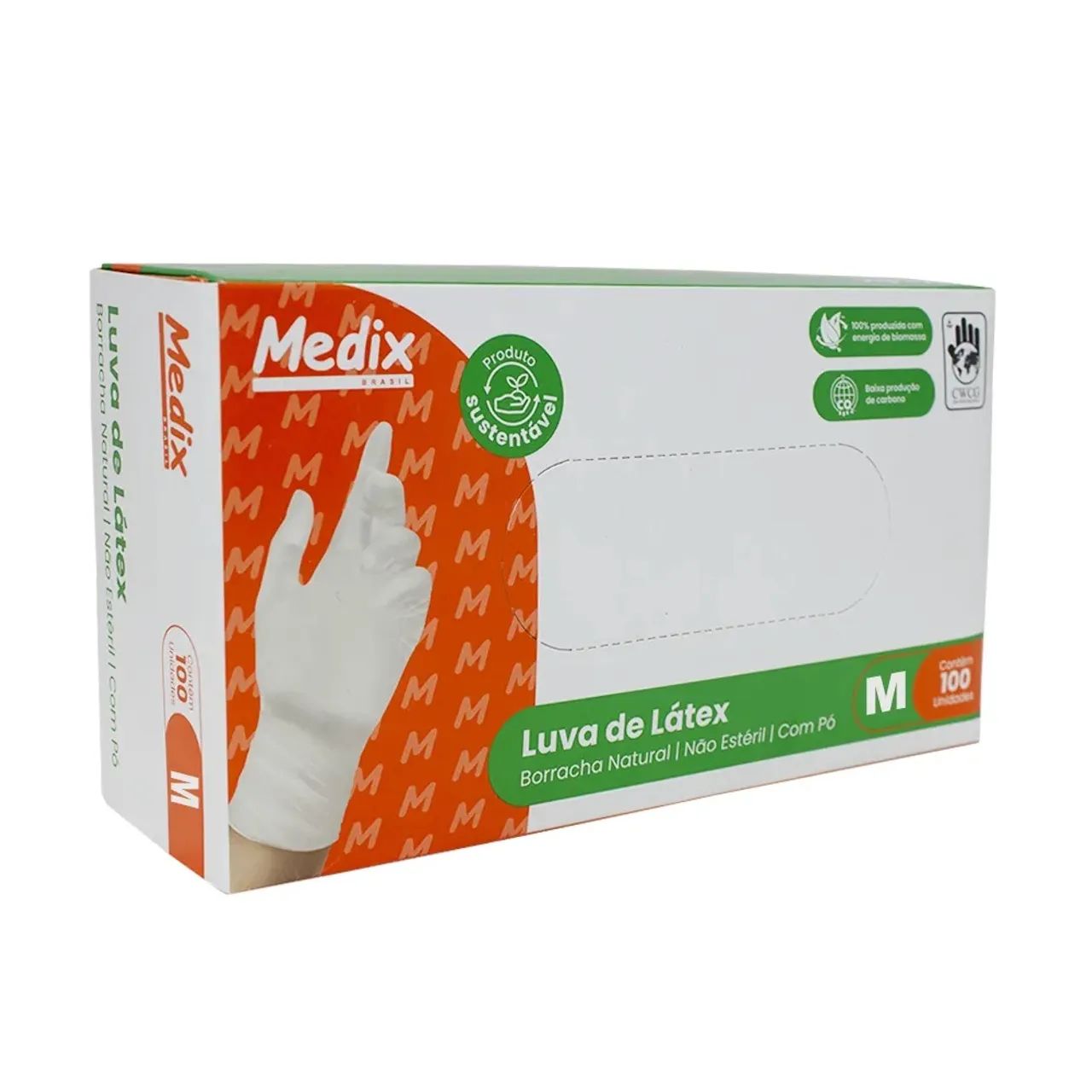 Caixa de luva de látex Medix - Foto 2