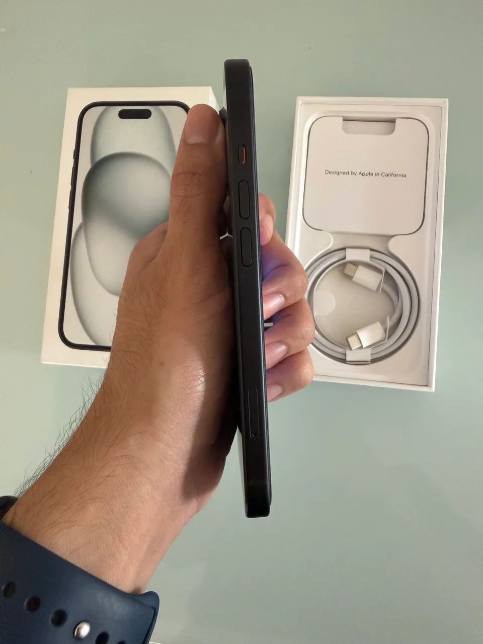 iPhone 15 - 128GB - Preto | AppleCare+ até 06/26 | Bateria 90
