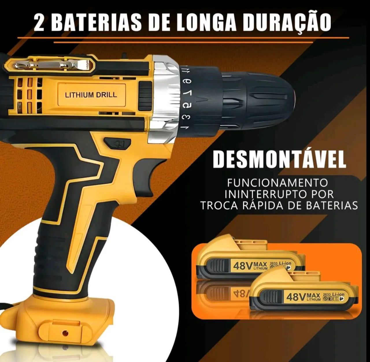 Furadeira e parafusadeira  - Foto 3