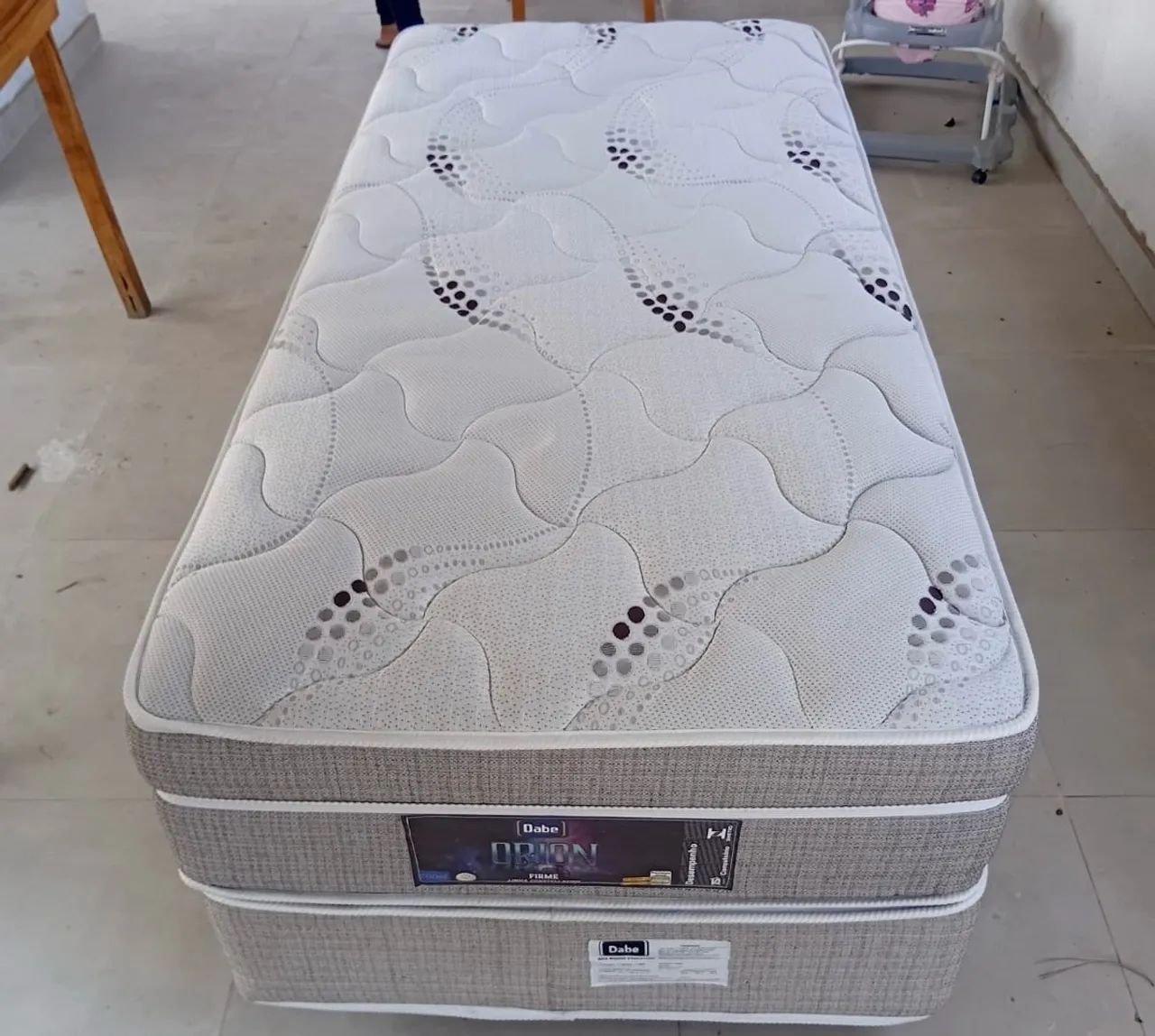 Cama Box de Solteiro Dabe Orion + Colchão