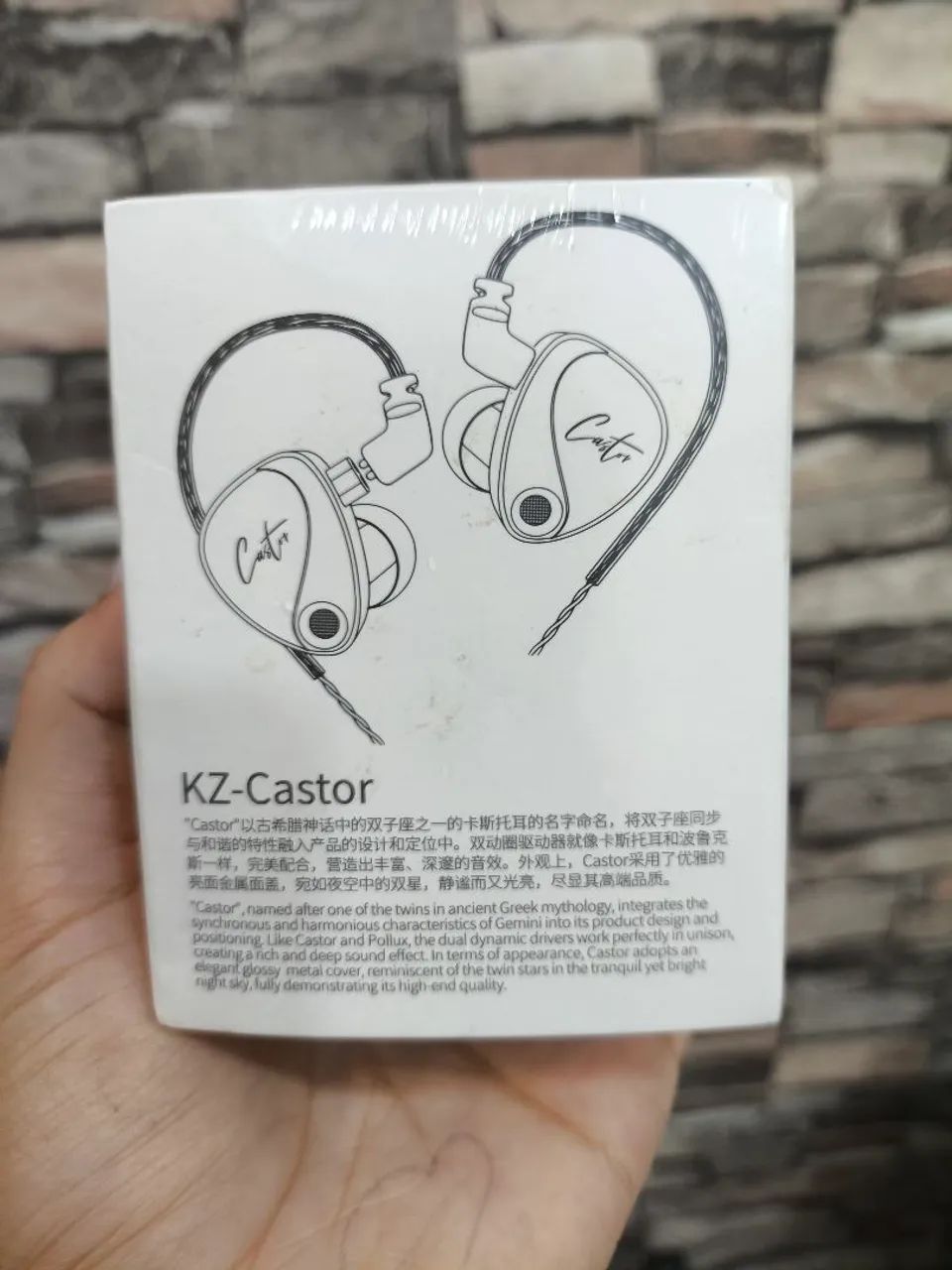 Fone de ouvido kz castor
