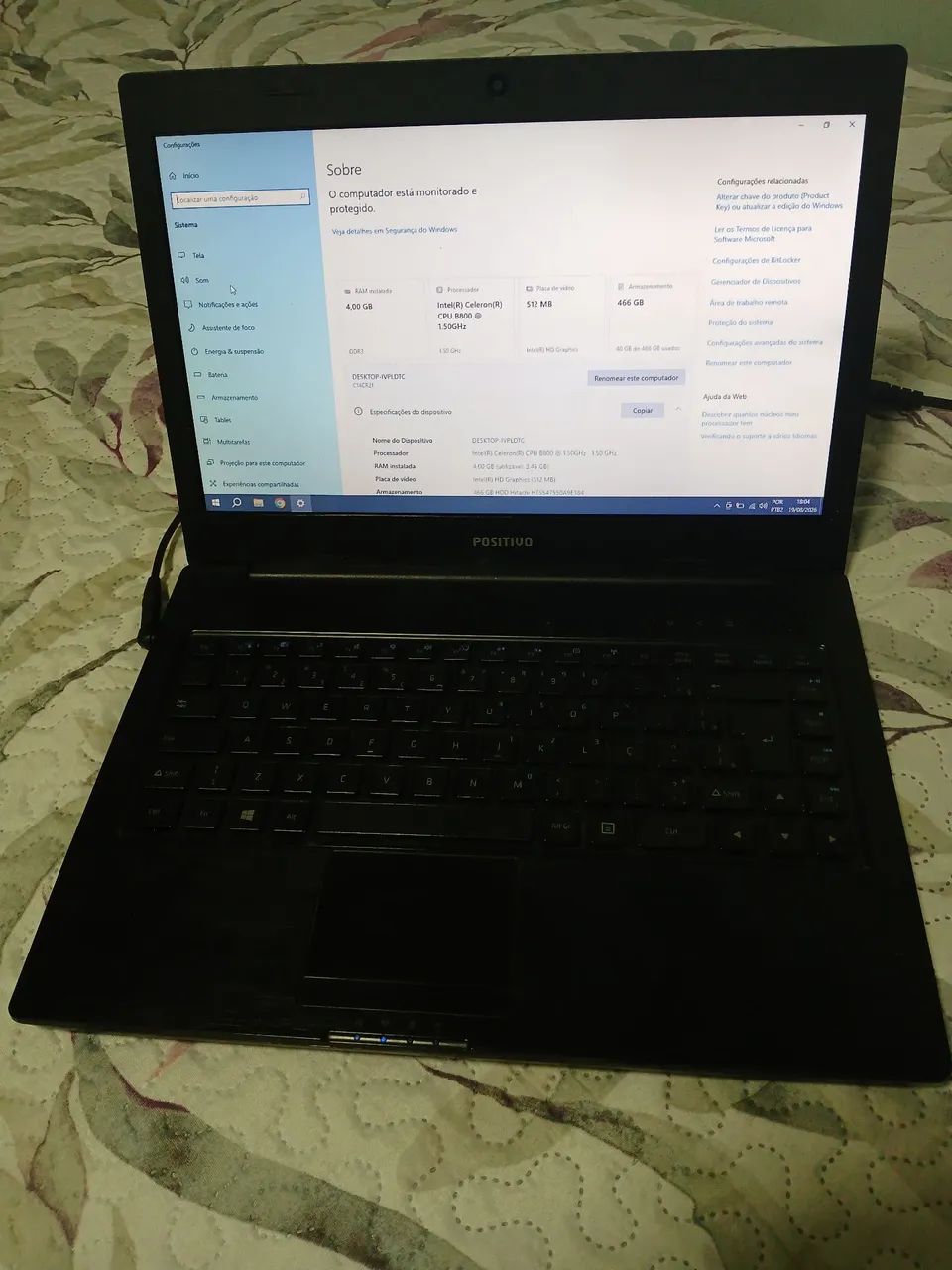 Notebook Positivo Unique s2065  - Foto 3