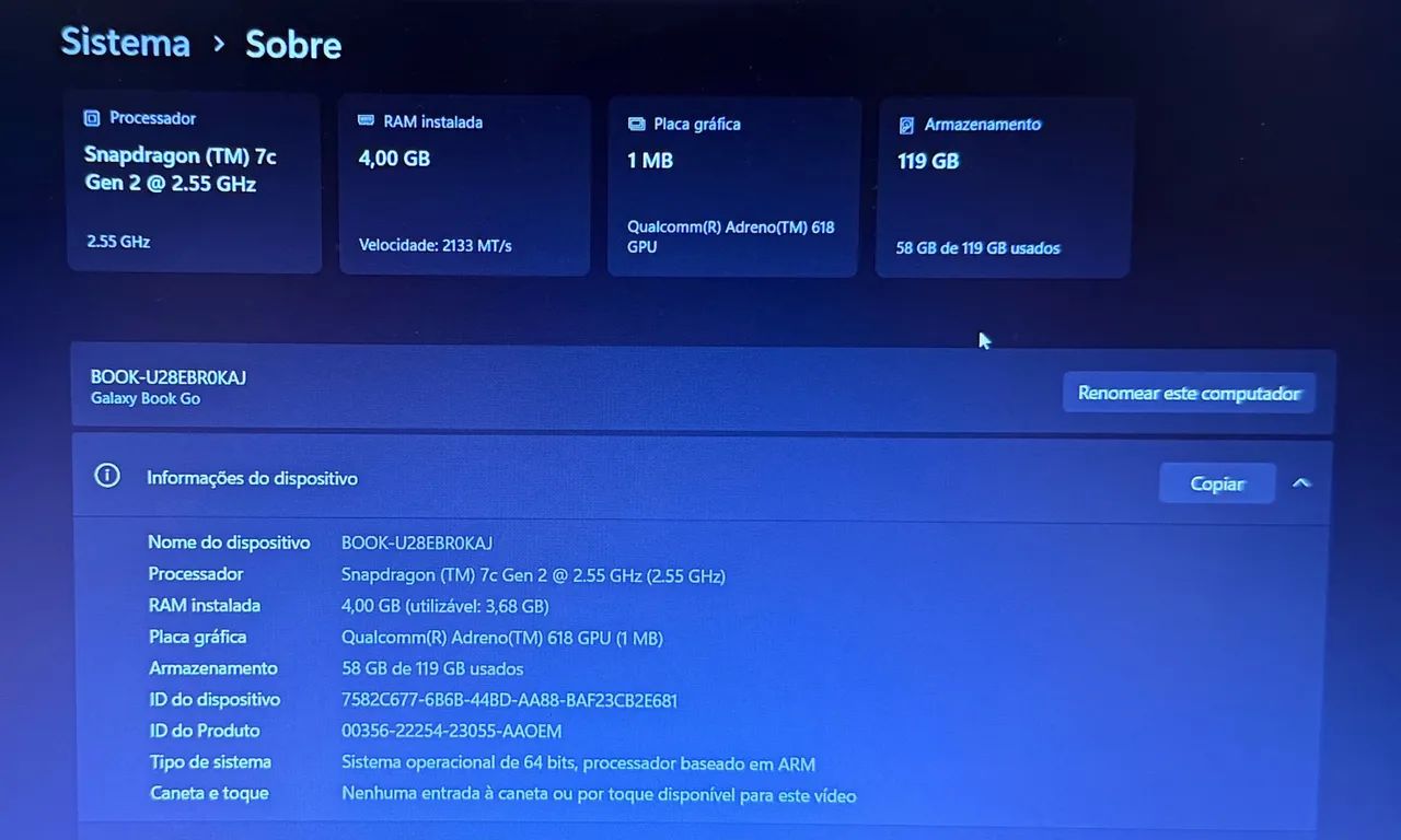 NOTEBOOK com nota fiscal - Foto 5