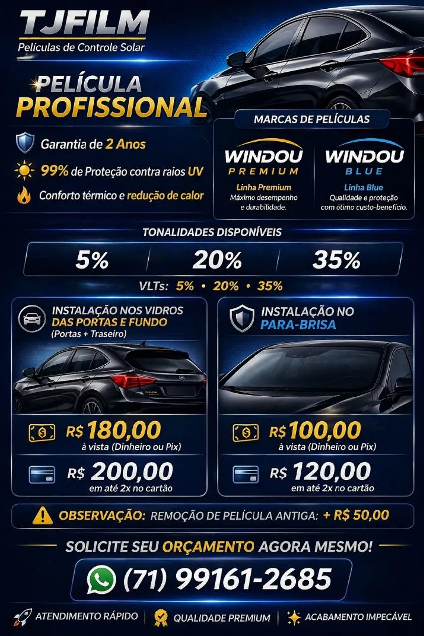 Promoção película automotiva 