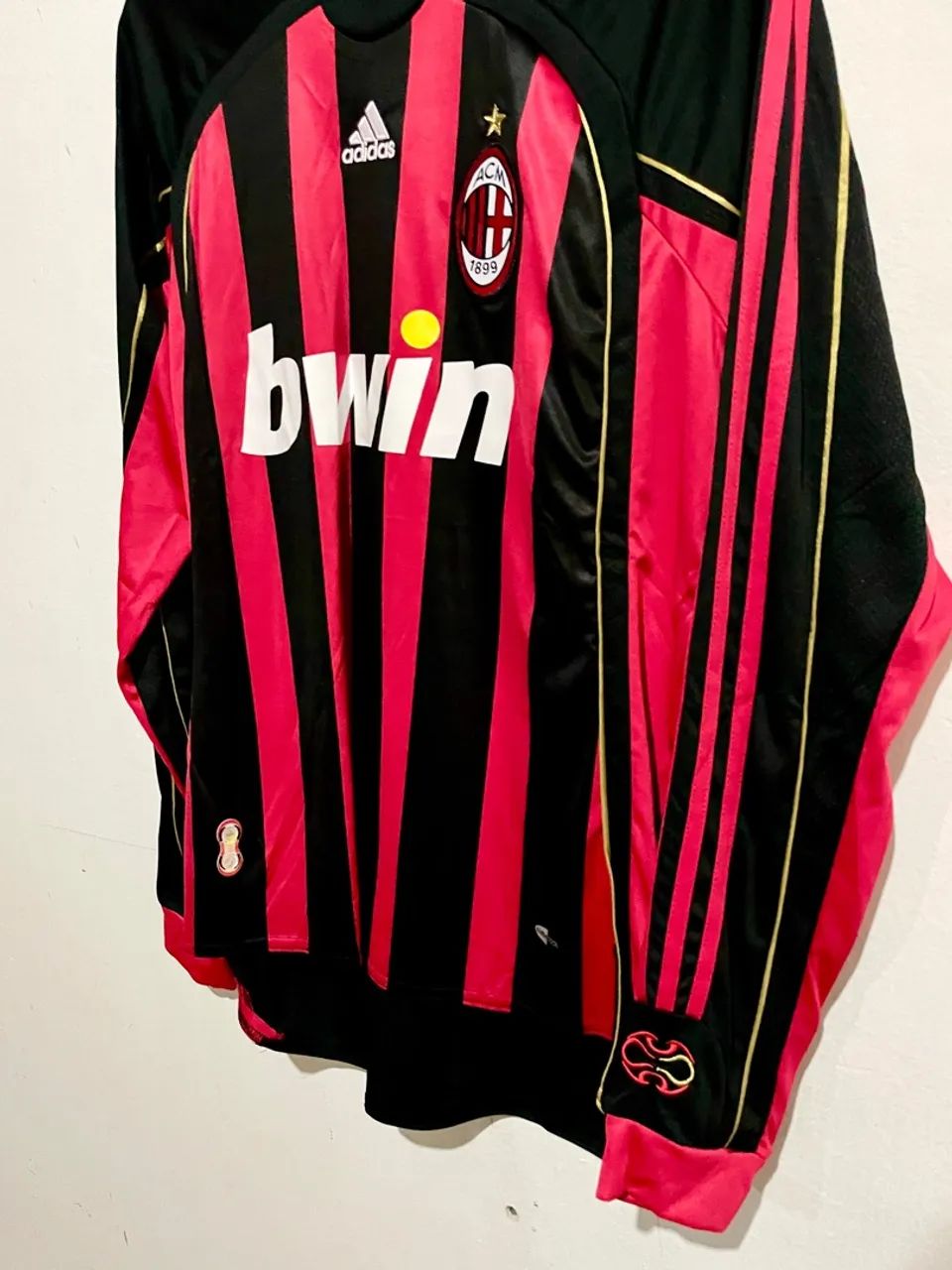 Camisa milan retro - manga longa - Foto 4