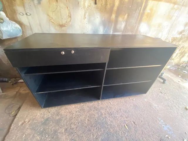 BALCÃO/ILHA CM GAVETA E CHAVE  MDF NOVO  - Foto 2