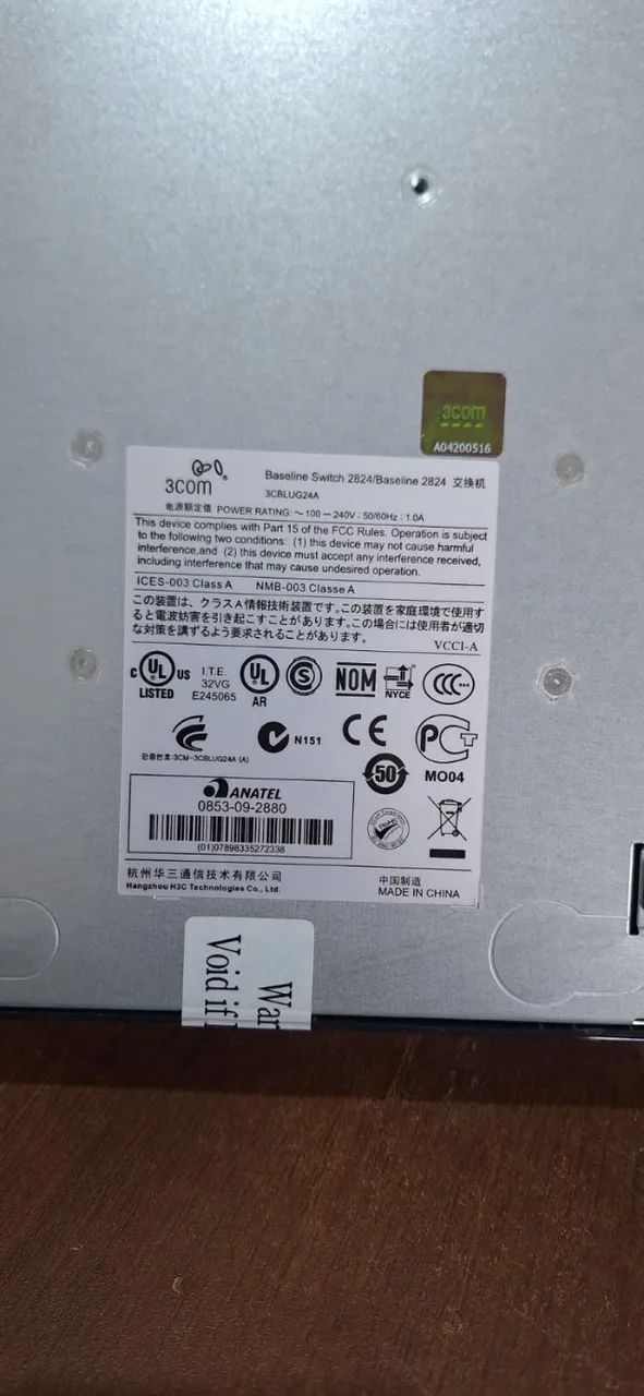 Switch 3Com Gigabit 24 Portas (3cblug24a - Baseline 2824) - Foto 4