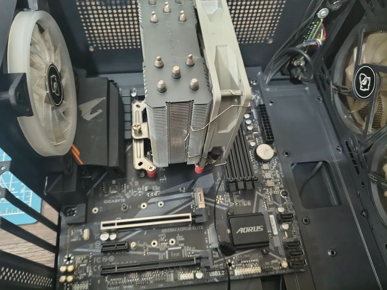 Kit placa mãe + processador + Aircooler+ Gabinete - Foto 3