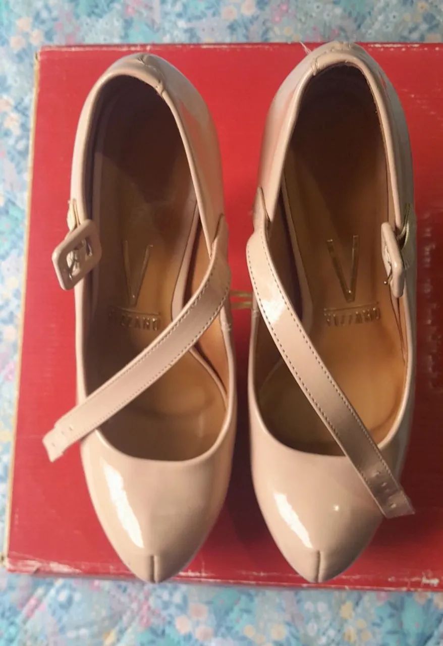 Sapato verniz nude rose - Foto 2