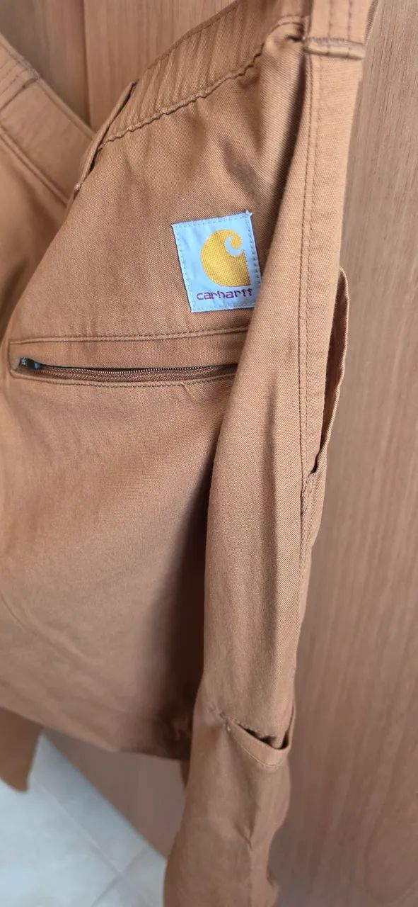 Carhartt calça marrom 40x30 eua relaxed fit perfeito estado.  - Foto 5