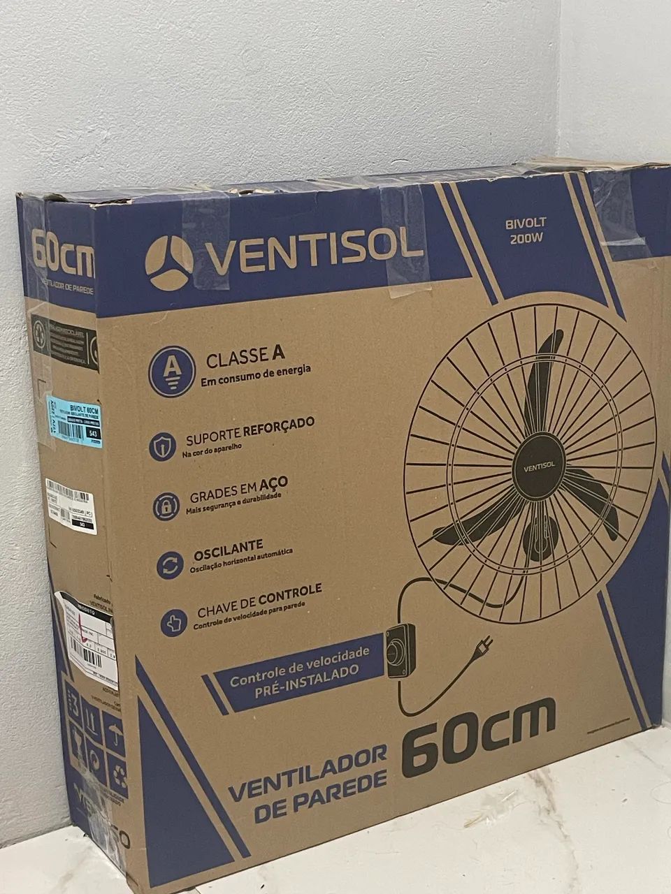 Ventilador de parede 