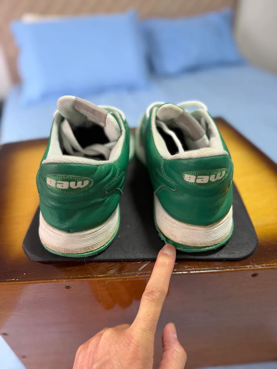 BAW Five Casual Couro Verde Original - Foto 3