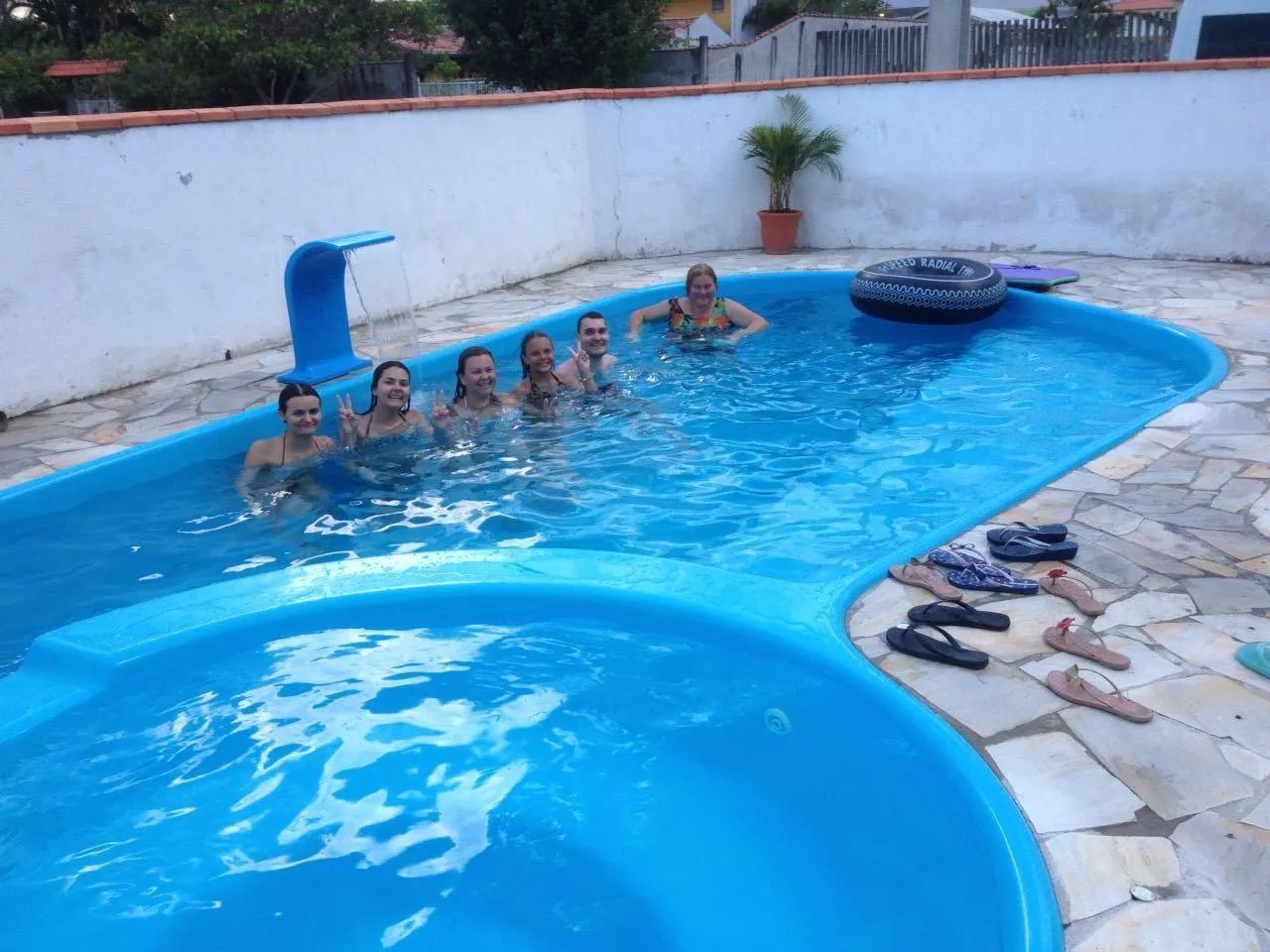 Casa de praia com piscina 8x4 para 15 pessoas  - Foto 10