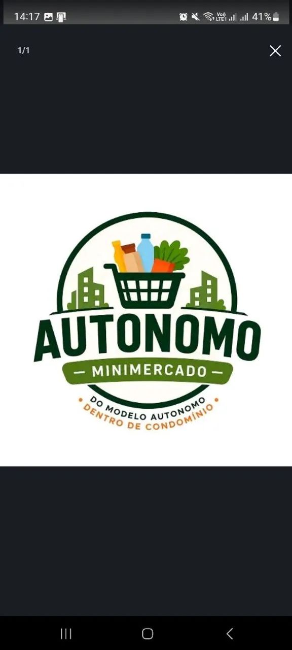Vendo Minimercado Autônomo em Condomínio -Operação Consolidada