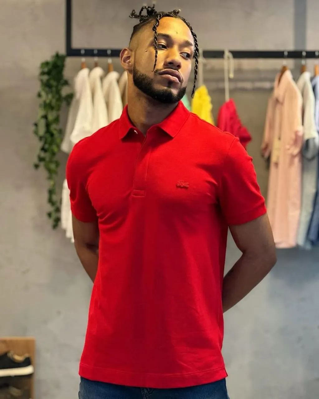 Camisa Polo Paris- vermelha 
