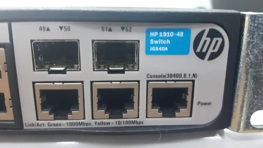 Switch HP 1910-48 JG540A 48 Portas