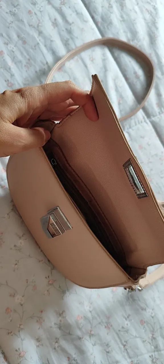 Bolsa Santa Lolla Rosa Claro - Foto 3