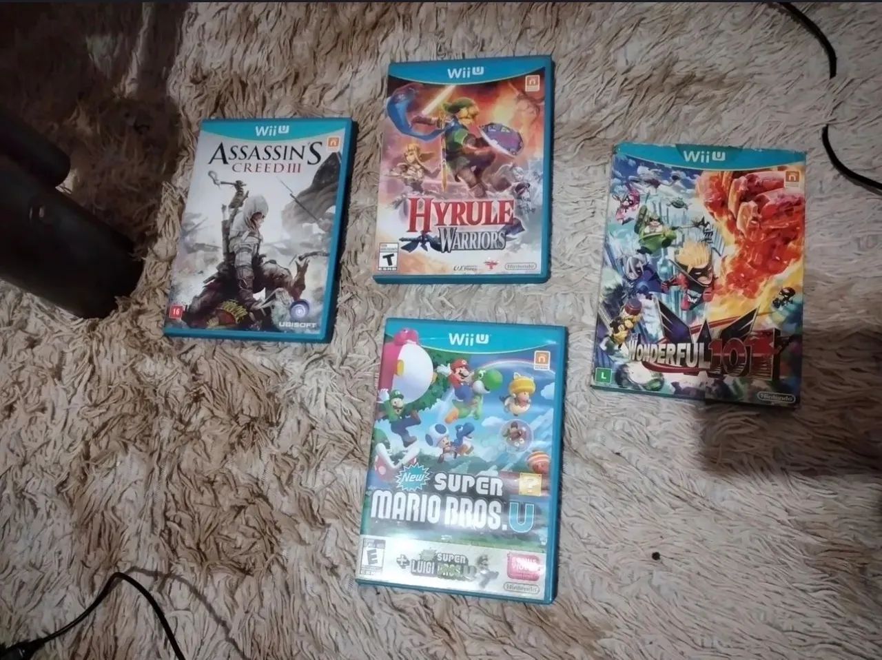 Nintendo Wii u com caixa game pad e jogos  - Foto 5