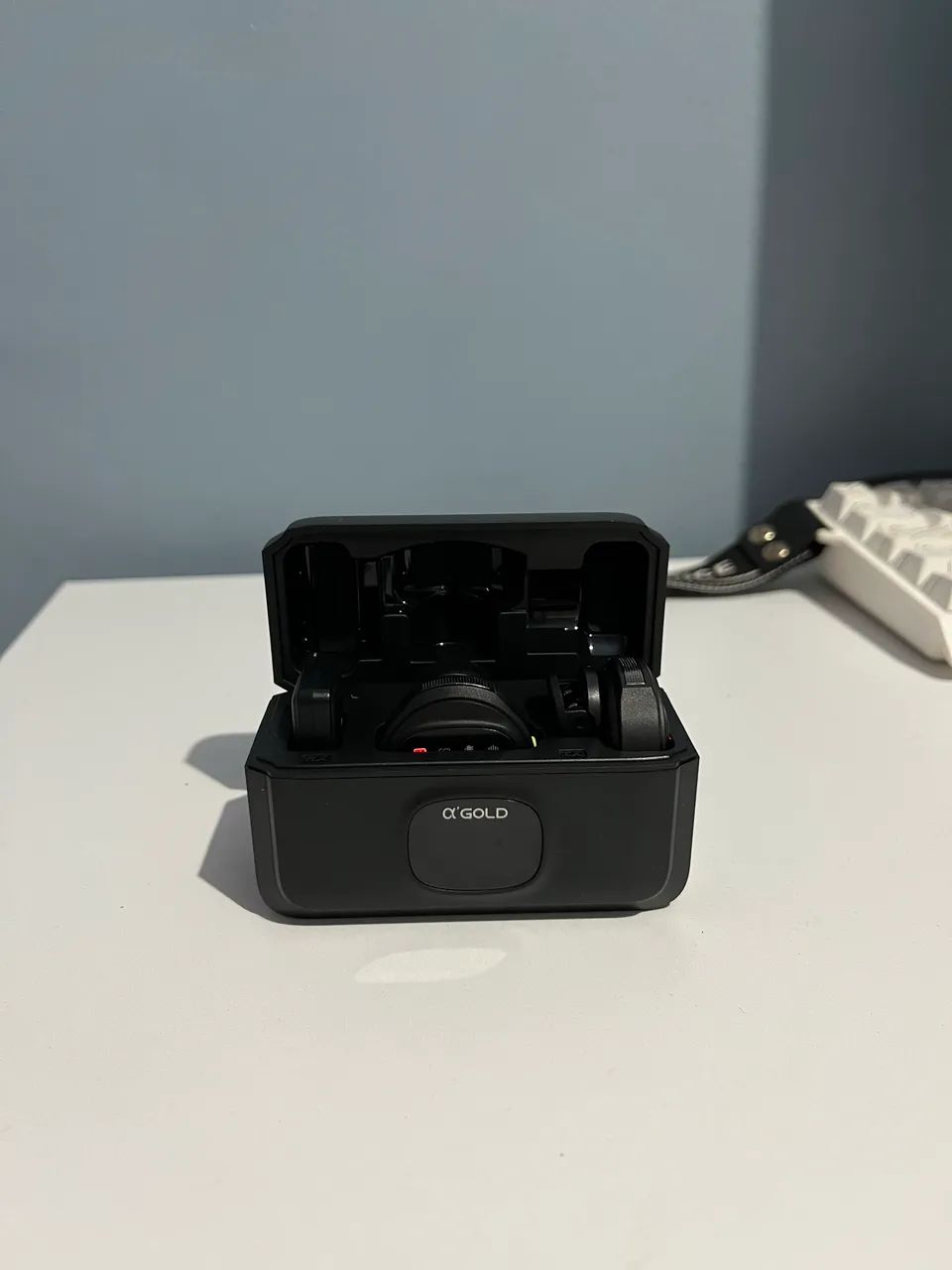 Microfone lapela duplo Agold Iphone  - Foto 4