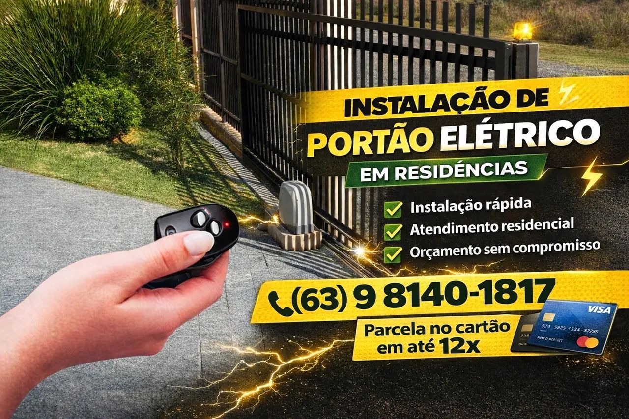 Instalação de portão elétrico 